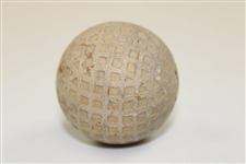 Circa 1920's Spalding Silver King Mesh Pattern Golf Ball
