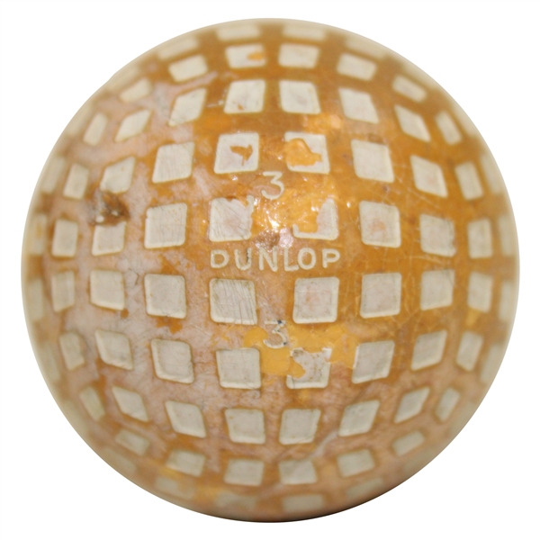 Vintage Dunlop Large Mesh Pattern Golf Ball