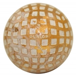 Vintage Dunlop Large Mesh Pattern Golf Ball