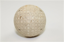 Circa 1930 Dunlop Warwick 50/50 Medsh/Round Pattern Golf Ball