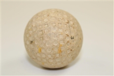 Circa 1930 Dunlop Warwick 50/50 Medsh/Round Pattern Golf Ball