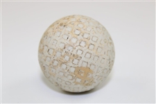 Circa 1933 Dunlop Goblin Square Mesh Pattern Golf Ball