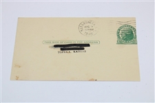 Craig Wood Signed 1946 Postcard JSA ALOA