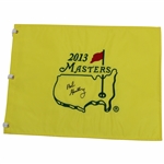 Bob Goalby Signed 2013 Masters Embroidered Flag JSA ALOA