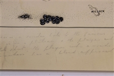 Historic Augusta National Hole #14 (5 today) Plans Signed by Alister MacKenzie with Handwritten Notes - JSA & PSA - Last Known