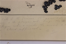 Historic Augusta National Hole #14 (5 today) Plans Signed by Alister MacKenzie with Handwritten Notes - JSA & PSA - Last Known