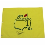 Angel Cabrera Signed 2014 Masters Embroidered Flag JSA ALOA