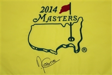 Angel Cabrera Signed 2014 Masters Embroidered Flag JSA ALOA
