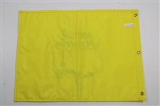 Sergio Garcia Signed 2017 Masters Embroidered Flag JSA ALOA