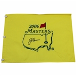 Jack Nicklaus Signed 2006 Masters Embroidered Flag JSA ALOA