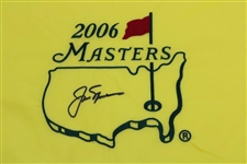 Jack Nicklaus Signed 2006 Masters Embroidered Flag JSA ALOA