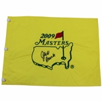 Jack Burke Signed 2009 Masters Embroidered Flag JSA ALOA