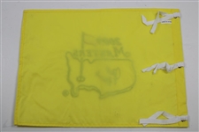 Jack Burke Signed 2009 Masters Embroidered Flag JSA ALOA