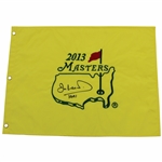 Ian Woosnam Signed 2013 Masters Embroidered Flag with 1991 JSA ALOA