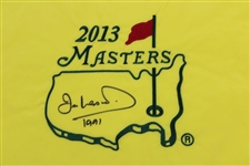 Ian Woosnam Signed 2013 Masters Embroidered Flag with '1991' JSA ALOA