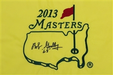 Bob Goalby Signed 2013 Masters Embroidered Flag with '68' JSA ALOA