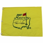 Tom Watson Signed 2007 Masters Embroidered Flag JSA ALOA