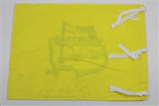 Tom Watson Signed 2007 Masters Embroidered Flag JSA ALOA