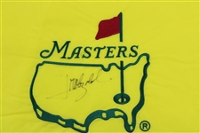 Jose Maria Olazabel Signed Undated Masters Embroidered Flag JSA ALOA