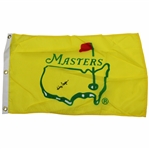 Billy Casper Signed 1995 Masters Yellow Screen Flag JSA ALOA