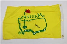 Billy Casper Signed 1995 Masters Yellow Screen Flag JSA ALOA