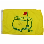 Ray Floyd Signed 1995 Masters Yellow Screen Flag JSA ALOA