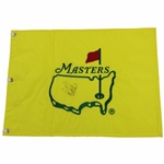 Craig Stadler Signed Undated Masters Embroidered Flag JSA ALOA