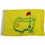 Fuzzy Zoeller Signed 1995 Masters Yellow Screen Flag with 1979 JSA ALOA