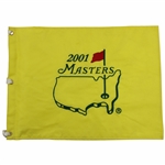 2001 Masters Tournament Embroidered Flag - Tiger Woods Winner