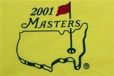 2001 Masters Tournament Embroidered Flag - Tiger Woods Winner