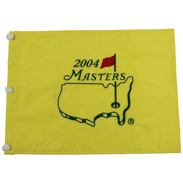 2004 Masters Tournament Embroidered Flag - Phil Mickelson Winner