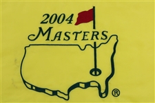 2004 Masters Tournament Embroidered Flag - Phil Mickelson Winner
