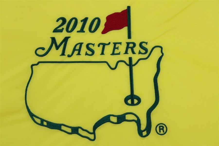 2010 Masters Tournament Embroidered Flag - Phil Mickelson Winner
