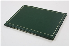 1980 Masters Tournament Annual Book - Seve Ballesteros Winner