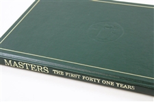 1978 Masters Tournament 'First Forty One Years' Annual Book
