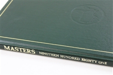 1981 Masters Tournament Annual Book - Tom Watson Winner