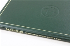 1982 Masters Tournament Annual Book - Craig Stadler Winner