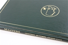 1985 Masters Tournament Annual Book - Bernhard Langer Winner