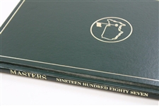 1987 Masters Tournament Annual Book - Larry Mize Winner