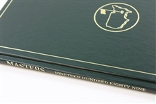 1989 Masters Tournament Annual Book - Nick Faldo Winner
