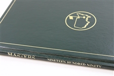 1990 Masters Tournament Annual Book - Nick Faldo Winner