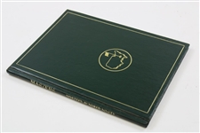 1990 Masters Tournament Annual Book - Nick Faldo Winner