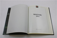1993 Masters Tournament Annual Book - Bernhard Langer Winner