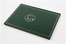 1996 Masters Tournament Annual Book - Nick Faldo Winner