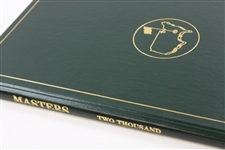 2000 Masters Tournament Annual Book - Vijay Singh Winner