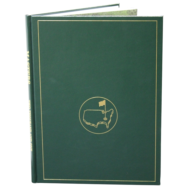 2001 Masters Tournament Annual Book - Tiger Woods Winner