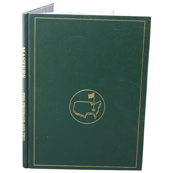 2002 Masters Tournament Annual Book - Tiger Woods Winner