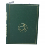 2002 Masters Tournament Annual Book - Tiger Woods Winner