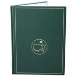 2003 Masters Tournament Annual Book - Mike Weir Winner