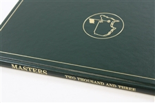 2003 Masters Tournament Annual Book - Mike Weir Winner